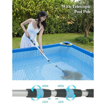 Load image into Gallery viewer, Handheld Pool Vacuum, Cordless Pool Vacuum with Running Time up to 60-Minutes for Small Above Ground Pools