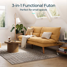Load image into Gallery viewer, Convertible Futon Sofa Bed