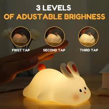 Load image into Gallery viewer, Kids Cute Touch Bunny Night Light