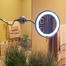 Load image into Gallery viewer, LED Vanity Bathroom 10x Magnifying Makeup Travel Mirror With Light