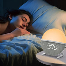 Load image into Gallery viewer, Natural Light Simulator Alarm Clock Wake Up Sunrise Lamp