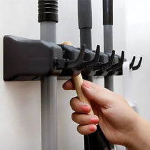 Load image into Gallery viewer, Wall Mounted Broom Holder and Mop Organizer