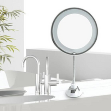 Load image into Gallery viewer, LED Vanity Bathroom 10x Magnifying Makeup Travel Mirror With Light