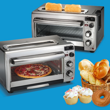 Load image into Gallery viewer, Easy Access Countertop Kitchen Bread Toast Bagel Toaster Oven