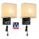 Luxurious Wall Mounted Bedroom Light Fixture Sconce With Plus 2 PCS
