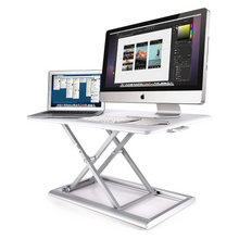 Load image into Gallery viewer, Adjustable Standing Work Desk Converter Computer Monitor Laptop Riser