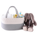 Baby Diaper Caddy Storage Basket Canvas Rope Organizer