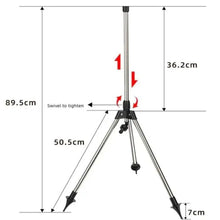 Load image into Gallery viewer, 360° Rotating Garden Sprinkler with Tripod Stand