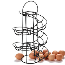 Load image into Gallery viewer, Egg Holder Rack Spiral Storage Container Stand