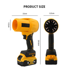 Load image into Gallery viewer, Battery Powered Turbo Air Leaf Blower 1500W