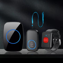 Load image into Gallery viewer, Wireless Elderly Call Button Pager Watch