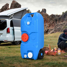 Load image into Gallery viewer, Wheeled Portable Camping Water Container Reservoir Tank