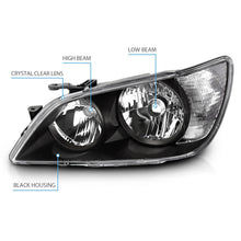 Load image into Gallery viewer, 2001-2005 Factory Black OE Headlight Assembly Pair for Lexus IS300 Left+Right