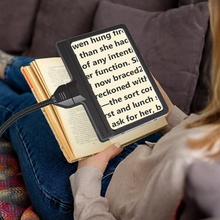 Load image into Gallery viewer, Full-Page 5X Magnifying Glass Book Reading Floor Lamp