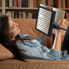 Load image into Gallery viewer, Full-Page 5X Magnifying Glass Book Reading Floor Lamp