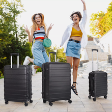 Load image into Gallery viewer, Expandable Luggage With Wheels Set 3 Piece 21" 26" 30"
