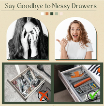 Load image into Gallery viewer, Desk Drawer Organizer For Office Makeup Jewelry