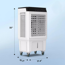 Load image into Gallery viewer, HiBreeze Swamp Cooler Fan - Evaporative Portable Cooling Fan