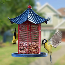 Load image into Gallery viewer, Decorative Metal Squirrel Proof Bird Feeder Station