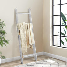 Load image into Gallery viewer, Wooden Freestanding Quilt Rack Blanket Holder for Living Room
