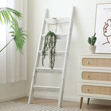 Load image into Gallery viewer, Wooden Freestanding Quilt Rack Blanket Holder for Living Room