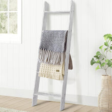 Load image into Gallery viewer, Wooden Freestanding Quilt Rack Blanket Holder for Living Room