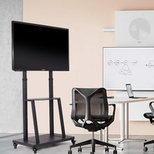 Load image into Gallery viewer, 30"-80" Modern TV Stand Portable Rolling Rack with Wheels