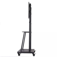 Load image into Gallery viewer, 30"-80" Modern TV Stand Portable Rolling Rack with Wheels