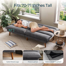 Load image into Gallery viewer, Convertible Futon Sofa Bed