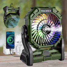 Load image into Gallery viewer, Compact Portable Camping Water Misting Cooling Fan