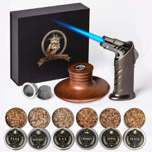 Load image into Gallery viewer, Luxury Cocktail Whiskey Bourbon Smoker Kit with Torch