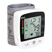Load image into Gallery viewer, Rechargeable Digital Wrist Blood Pressure Monitor Cuff