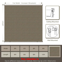 Load image into Gallery viewer, Large Outdoor Patio Roller Window Shades Blinds