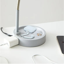 Load image into Gallery viewer, Led Desk Lamp With Catch-All Base & Ac Outlet