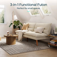 Load image into Gallery viewer, Convertible Futon Sofa Bed