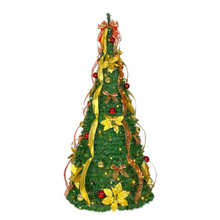 Load image into Gallery viewer, Decorated Space Saving Collapsible Pop Up Lighted Christmas Tree 6FT