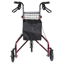 Load image into Gallery viewer, Lightweight 3 Wheel Rollator Mobility Walker with Basket