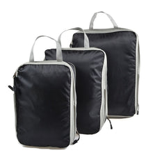 Load image into Gallery viewer, Set of 3 Compression Packing Cube Travel Luggage Organizer Bags