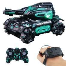Load image into Gallery viewer, Remote Control RC Stunt Tank Toy with Water Launcher