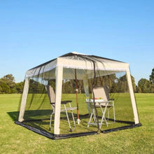 Load image into Gallery viewer, Outdoor Black Mesh Mosquito Net for Patio Umbrella