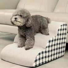 Load image into Gallery viewer, Memory Foam Small Dog Stairs Steps for Bed or Sofa