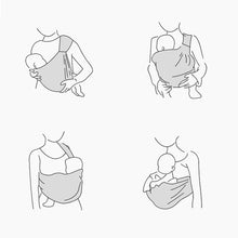 Load image into Gallery viewer, Adjustable Breathable Cotton Newborn Infant Baby Carrier Sling