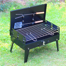 Load image into Gallery viewer, Portable Outdoor Camping Small Tabletop Traveller Charcoal BBQ Grill