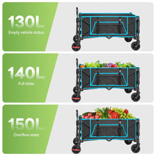 Load image into Gallery viewer, Heavy Duty Portable Foldable Wagon Cart