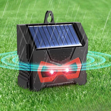 Load image into Gallery viewer, Ultrasonic Solar Pest Repeller Nocturnal Animal Deterrent
