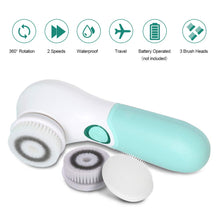 Load image into Gallery viewer, Facial Cleansing Brush Electric