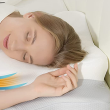 Load image into Gallery viewer, Ultra Ergonomic Breathable Memory Foam Neck Support Sleeping Pillow