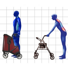 Load image into Gallery viewer, Heavy Duty 4 Wheel Elderly Mobility Walker Rollator With Seat