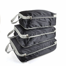 Load image into Gallery viewer, Set of 3 Compression Packing Cube Travel Luggage Organizer Bags