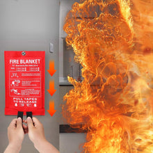 Load image into Gallery viewer, Fire Blanket 2-Pack Emergency Flame Retardant Safety Cover